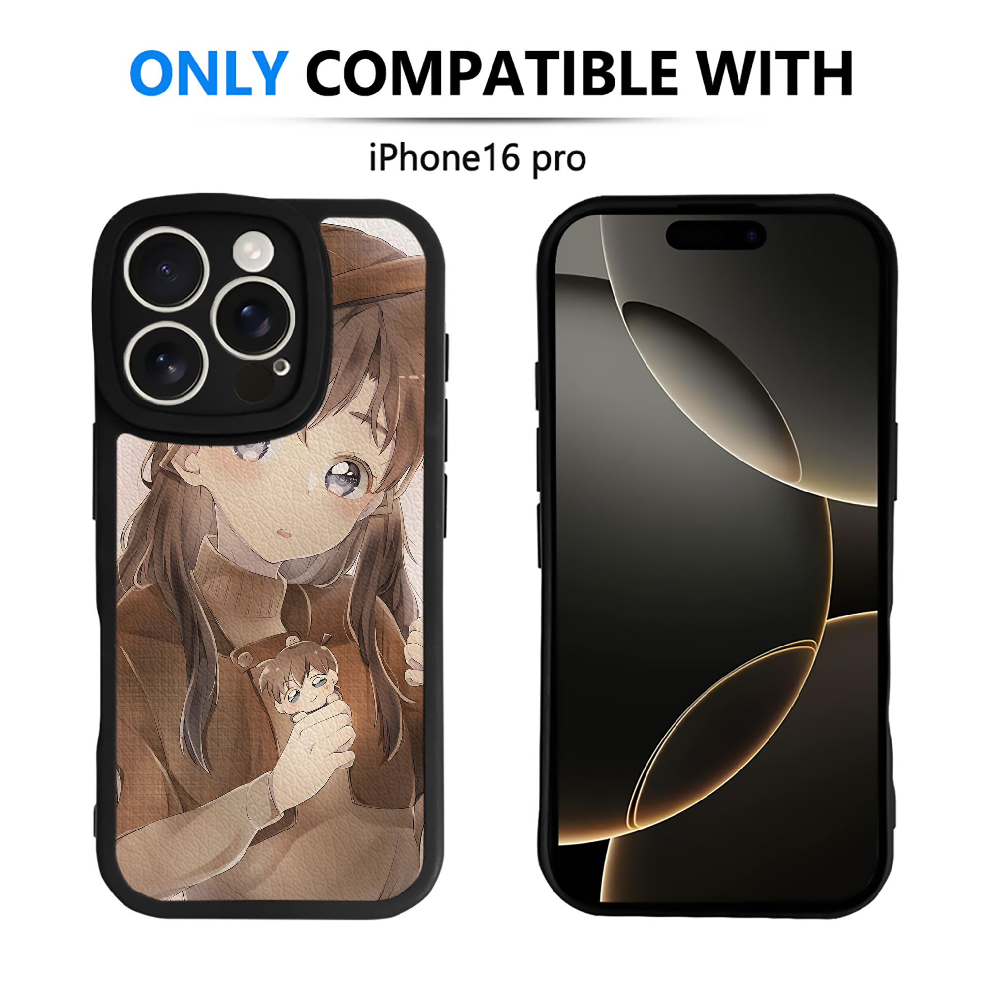 （画像用） 名探偵コナン Detective Conan 【iPhone 16シリーズ対応】シリコンスマホケース（レザー調） 材質：シリコン